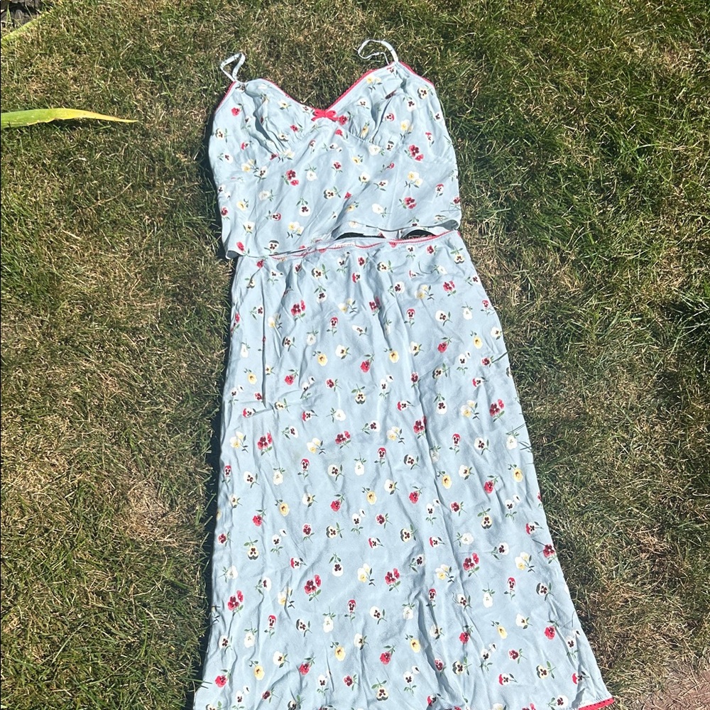 Doen x Gap midi skirt with matching cami